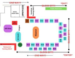 Festival Artist Booth Map